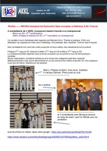 rookie 2017 résultats 2